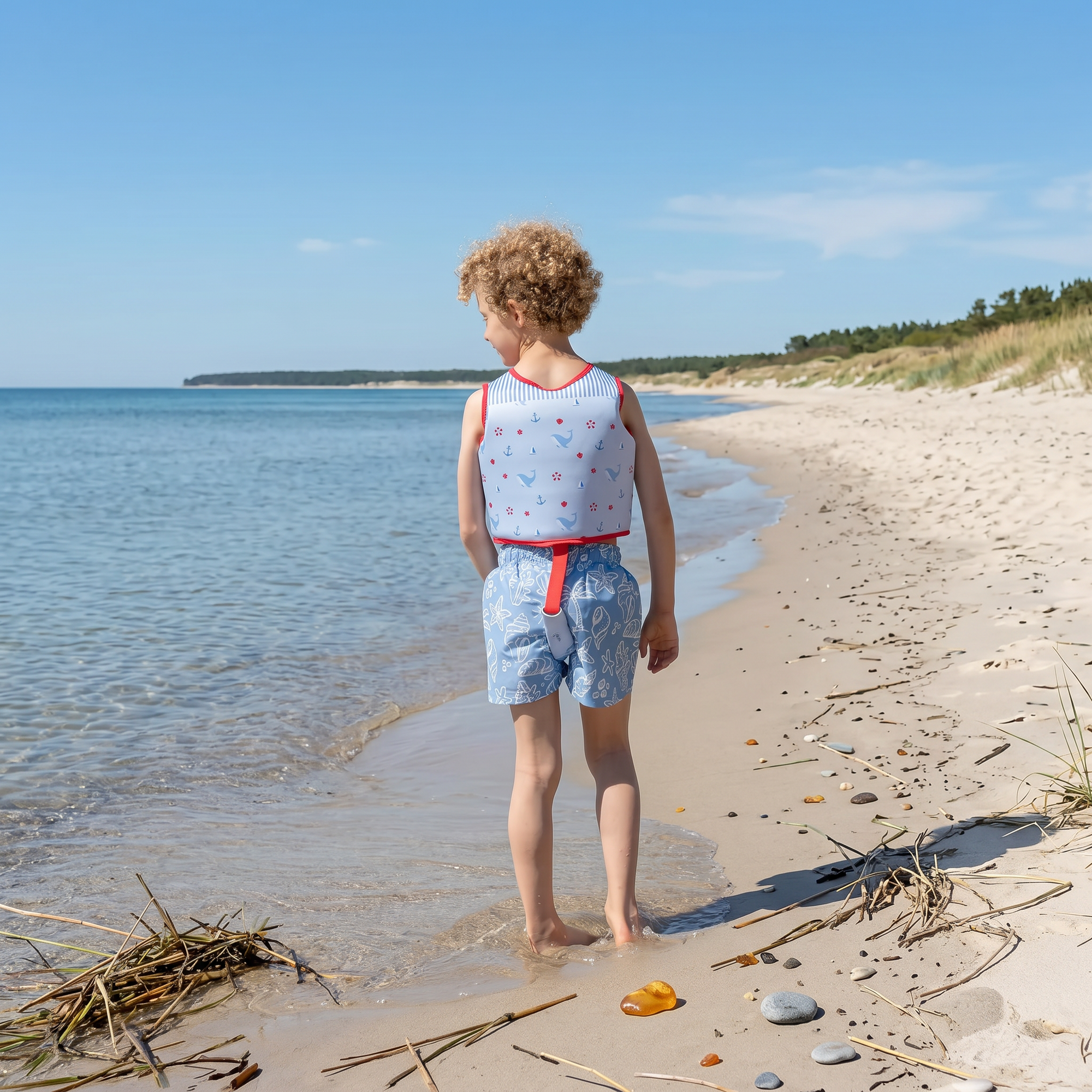 Vaikiška neopreno plaukimo liemenė – DOLPHIN